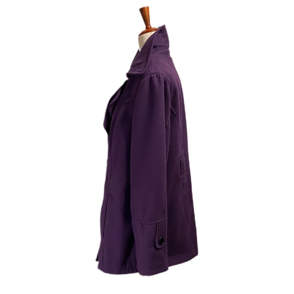 FASHION BUG PURPLE COAT 1X❤ - Picture 2 of 13